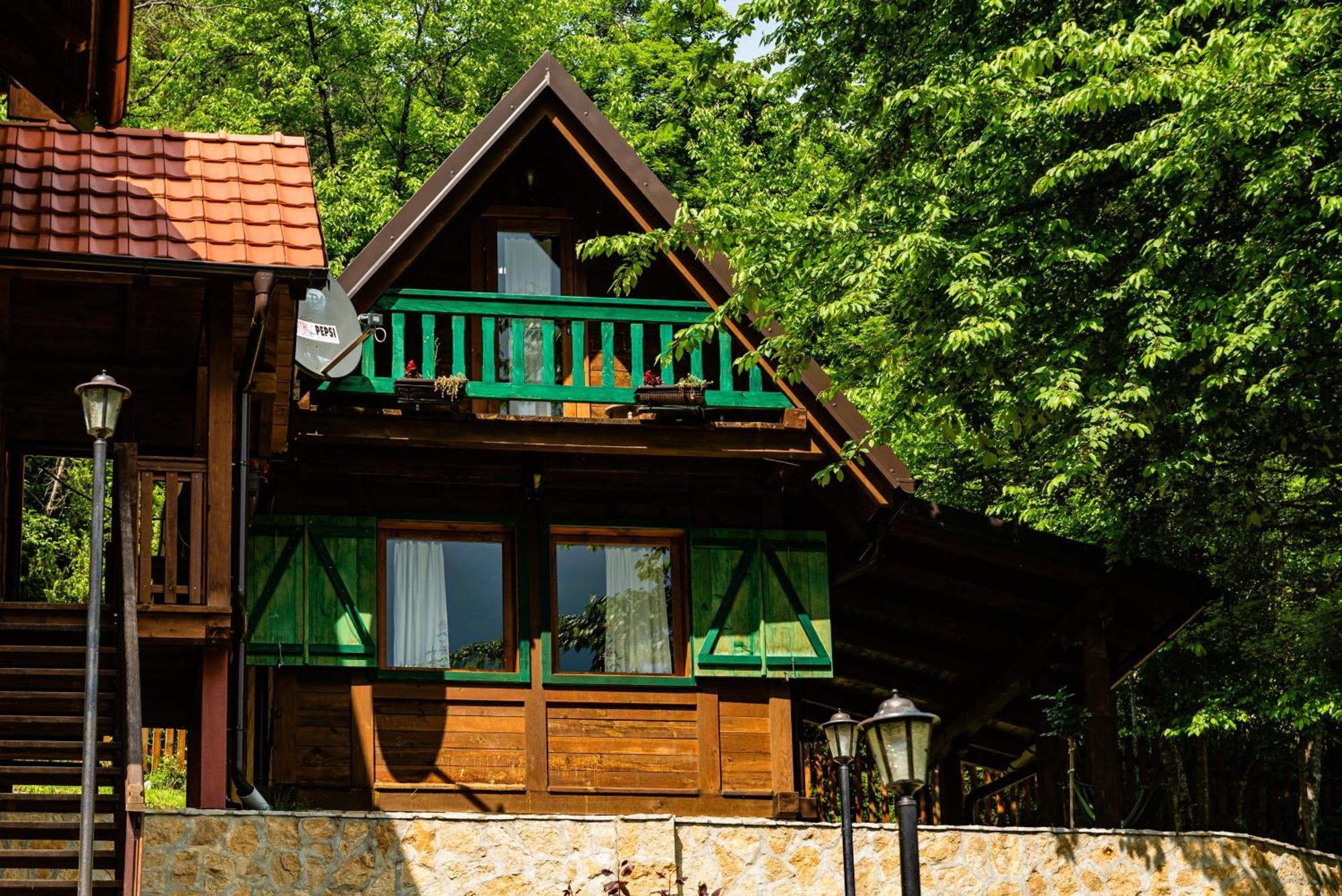 Drvene Kuce Suska - Wooden Houses Suska Zaovine Kültér fotó