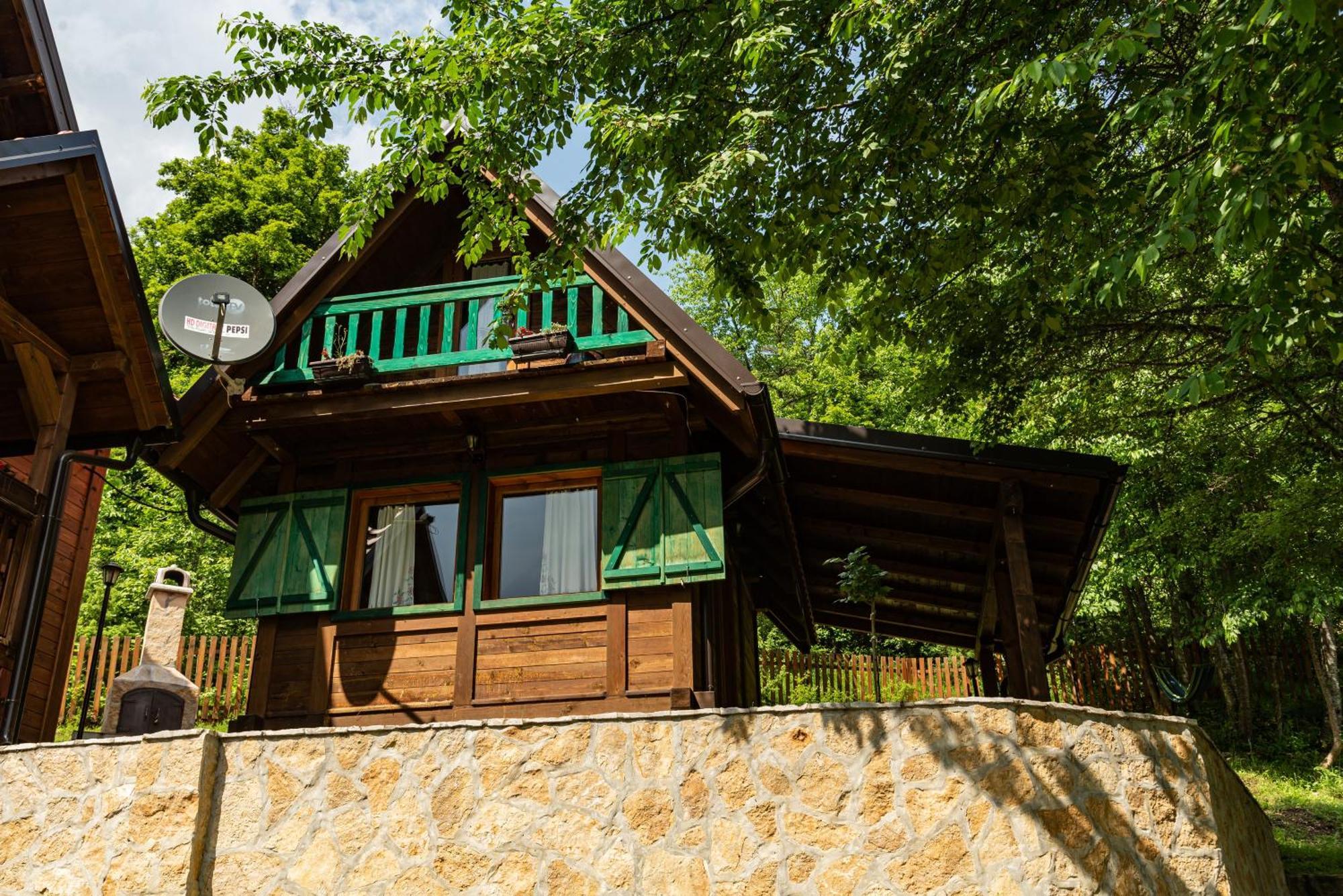 Drvene Kuce Suska - Wooden Houses Suska Zaovine Szoba fotó